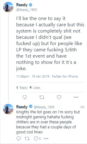 Reedy via Twitter