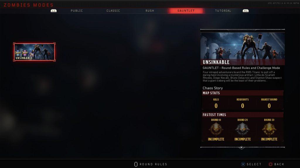 The new Gauntlets mode in Zombies can be easily found in the main menu.