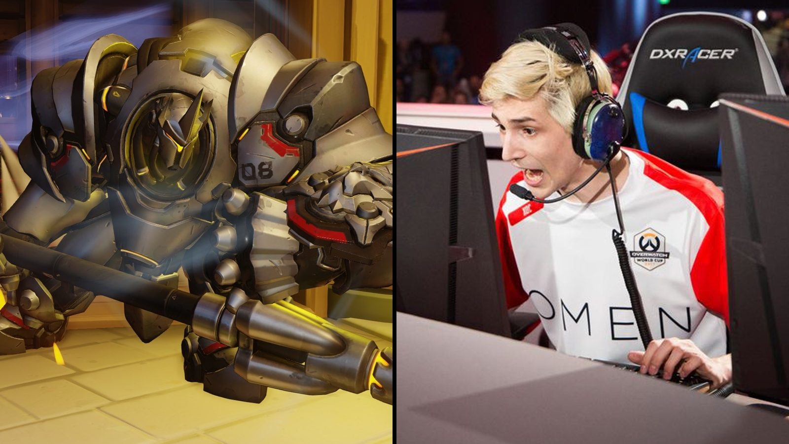 Xqc Hits A Perfect Reinhardt Charge In Ranked Overwatch Dexerto