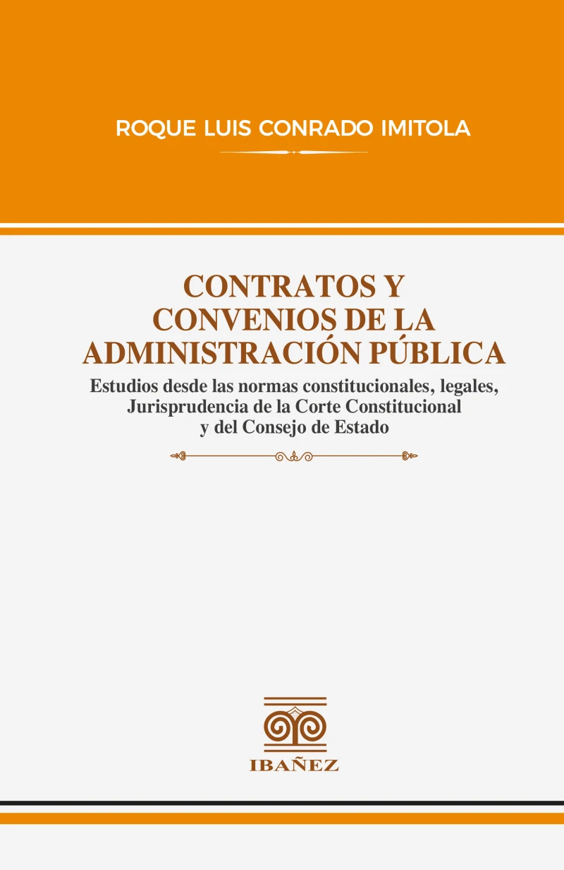 Portada: Contratos y convenios de la administración pública