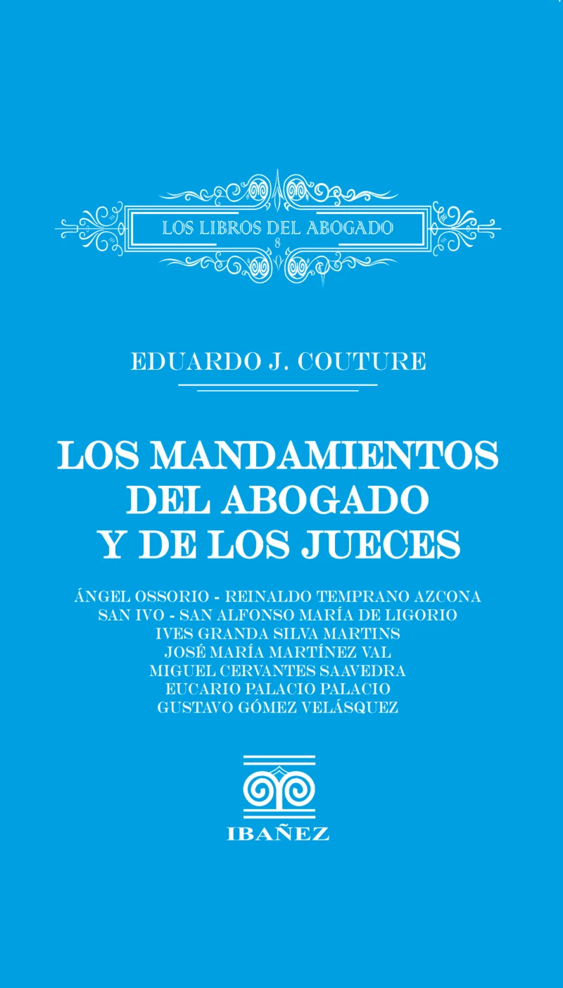 Portada: Los mandamientos del abogado y de los jueces