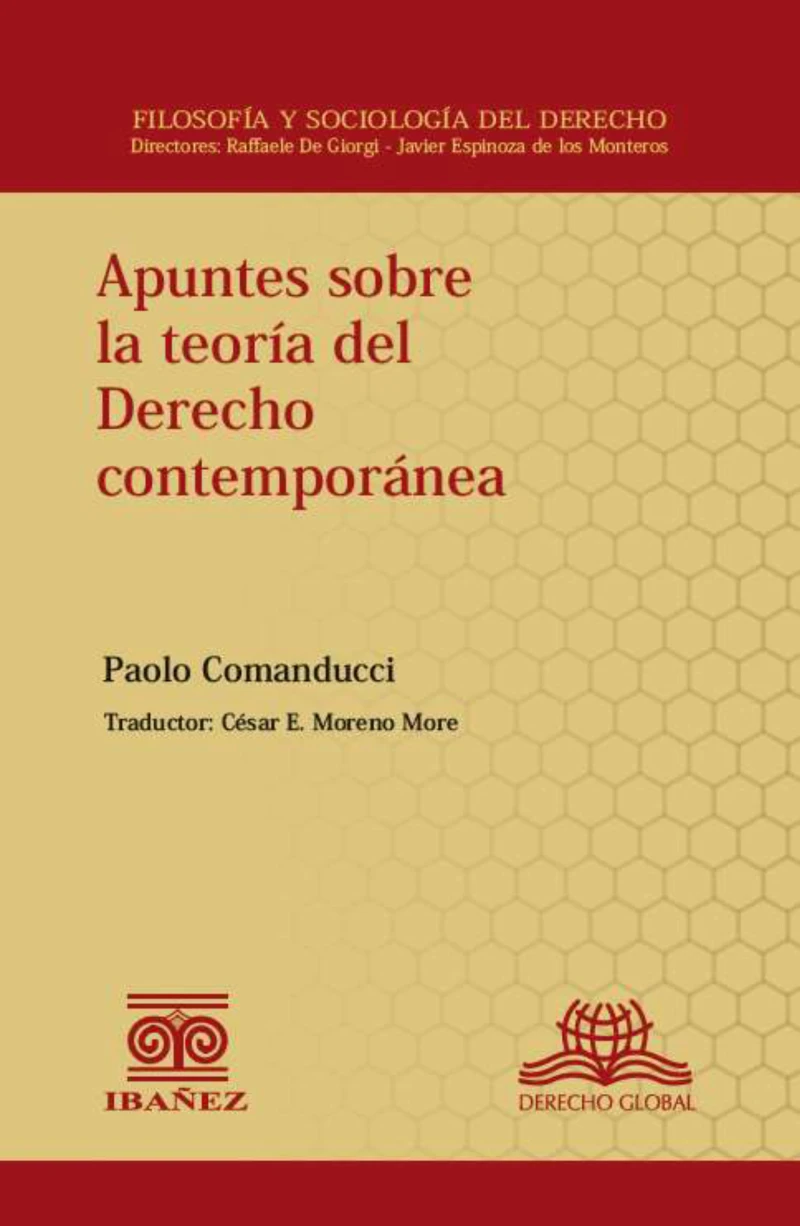 Portada: Apuntes sobre la teoría del derecho contemporánea