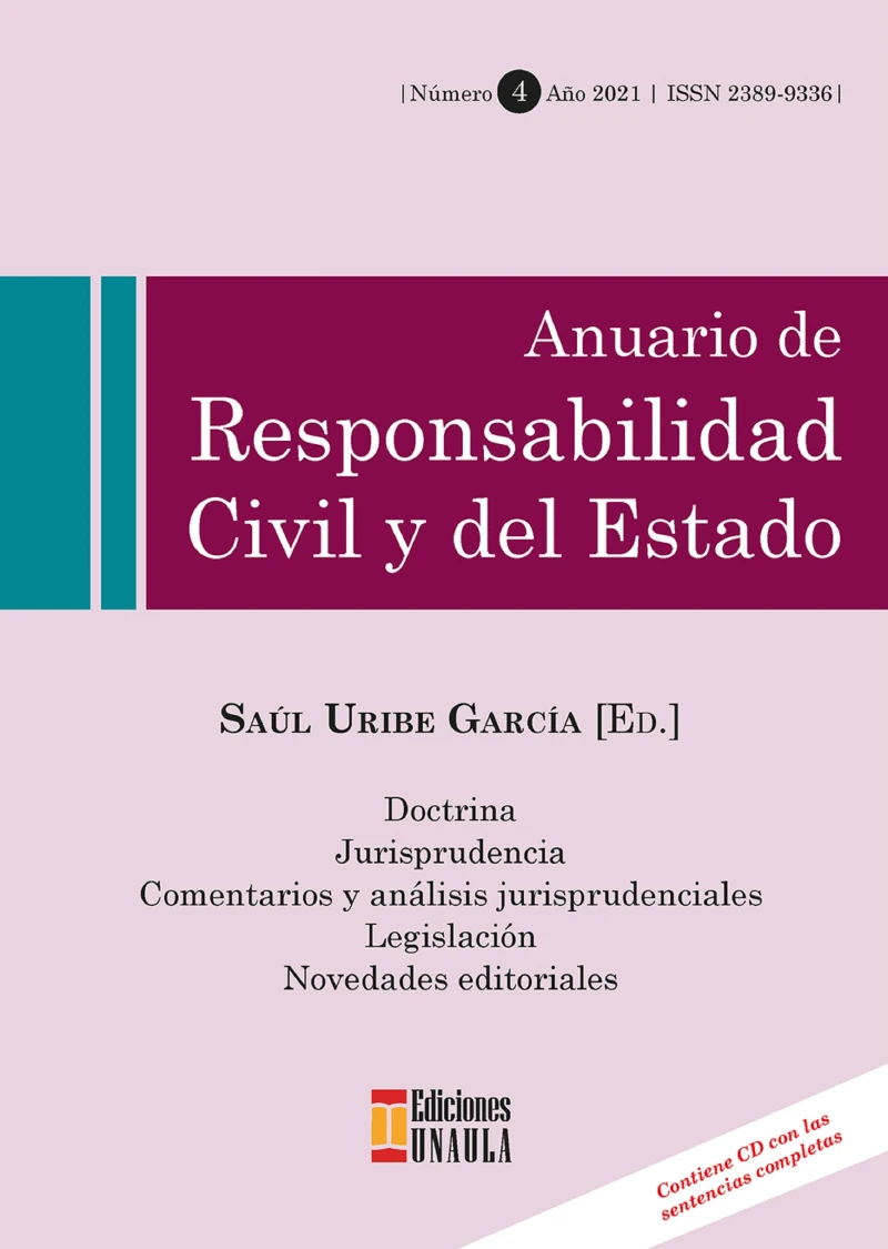 Portada: Anuario de responsabilidad civil y del estado No 4