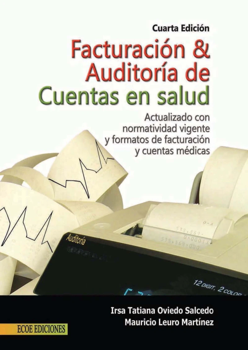 Portada: Facturación y auditoría de cuentas en salud - 4ta edición