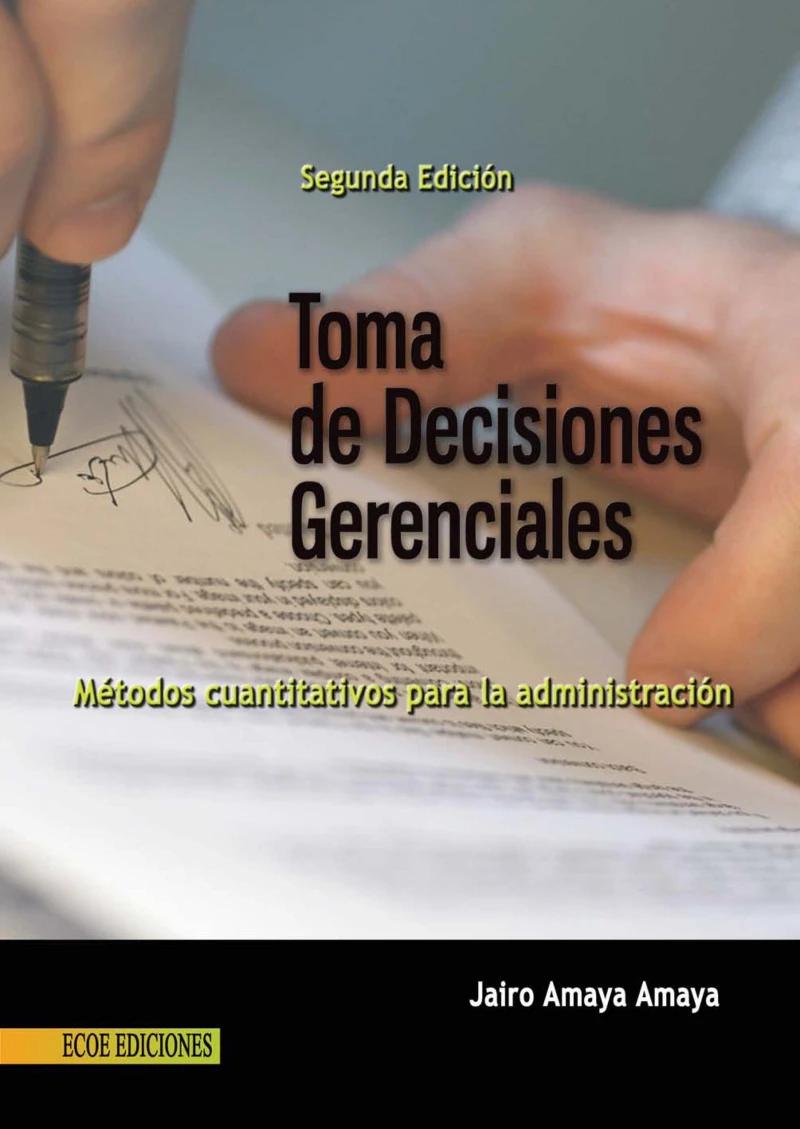 Portada: Toma de decisiones gerenciales - 2da edición