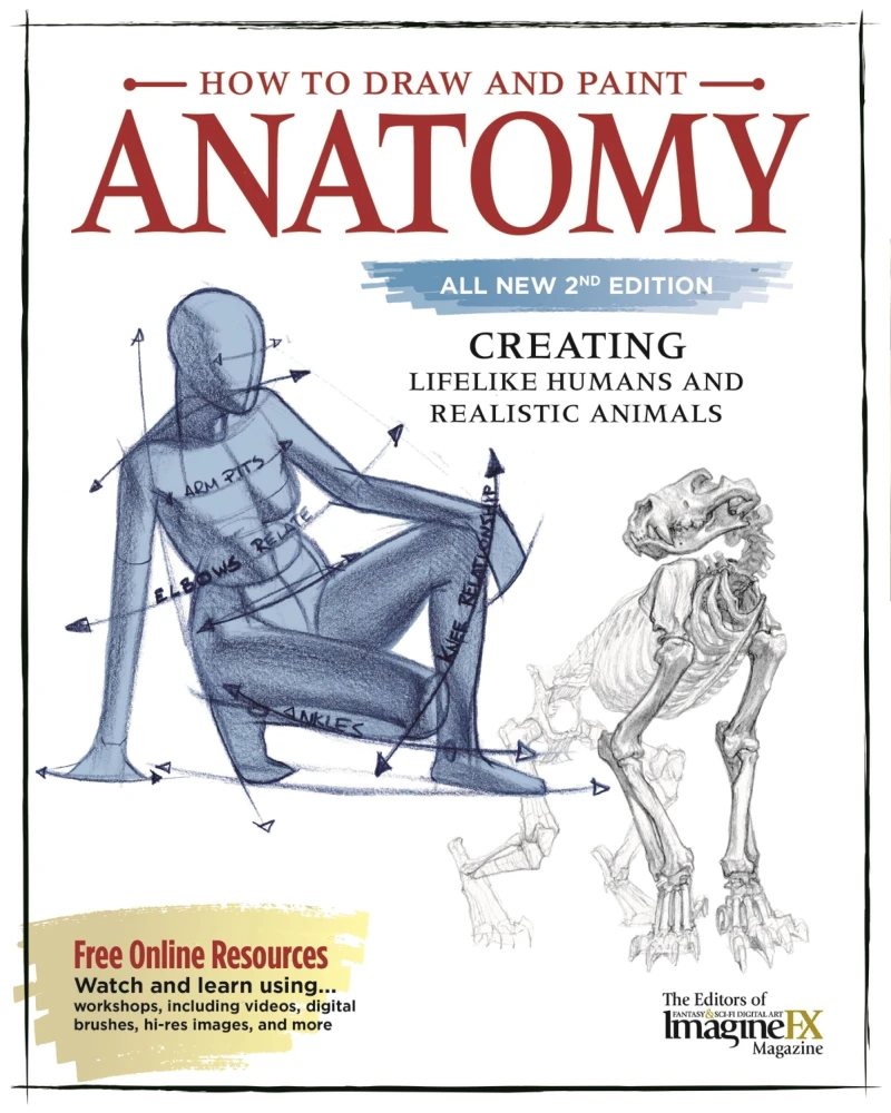 Portada: How to Draw and Paint Anatomy, All New 2nd Edition