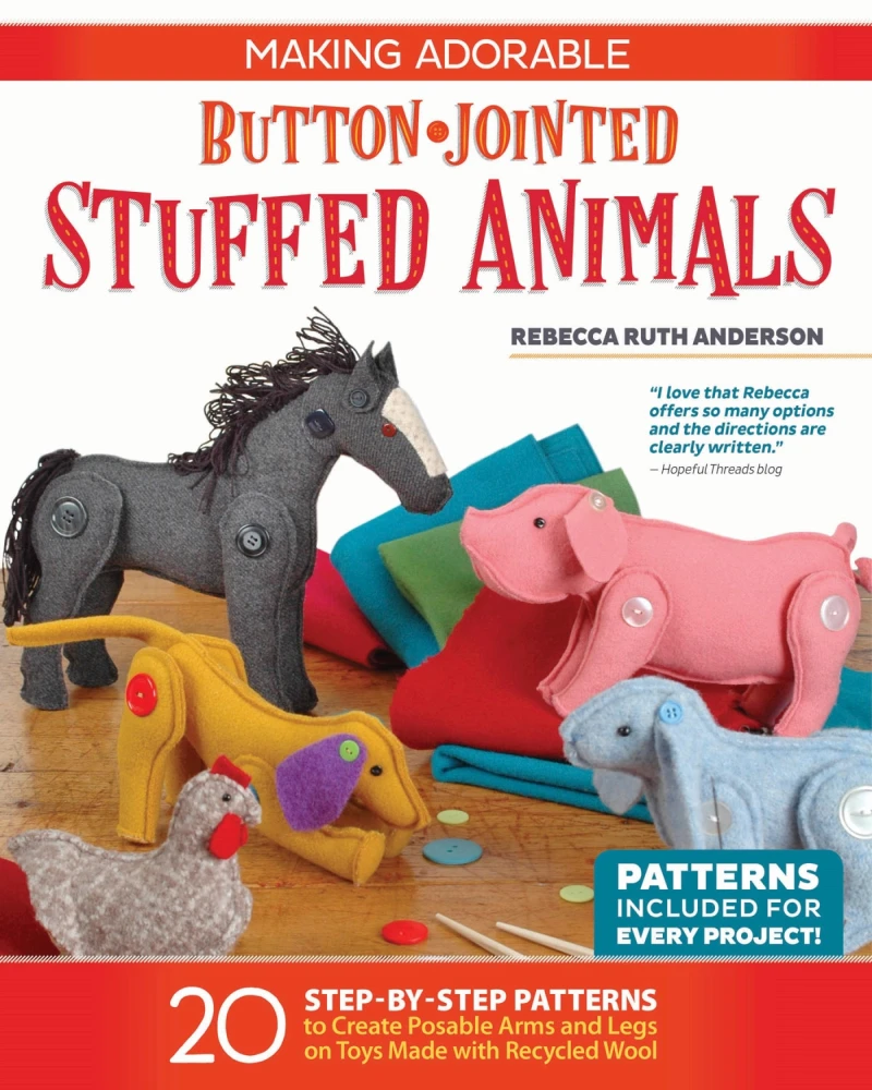 Portada: Making Adorable Button-Jointed Stuffed Animals
