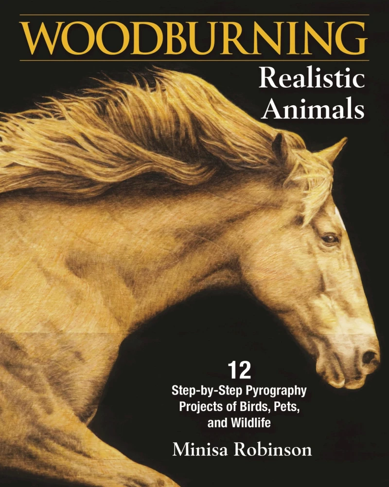Portada: Woodburning Realistic Animals