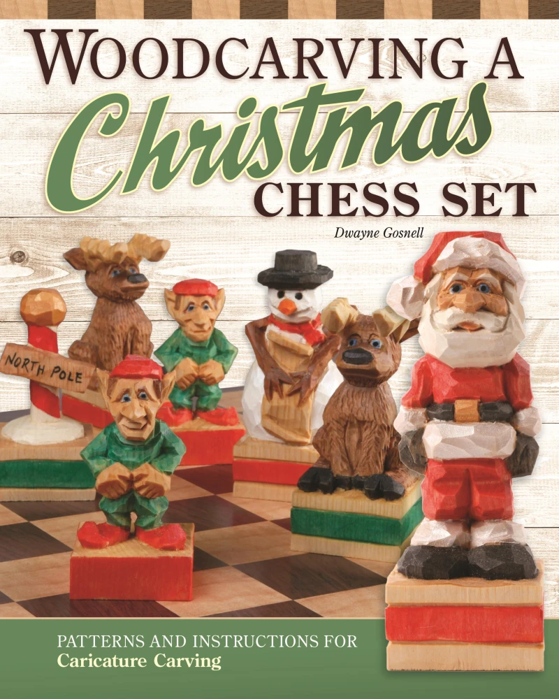 Portada: Woodcarving a Christmas Chess Set