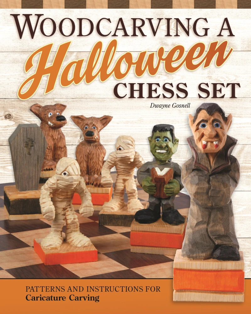 Portada: Woodcarving a Halloween Chess Set