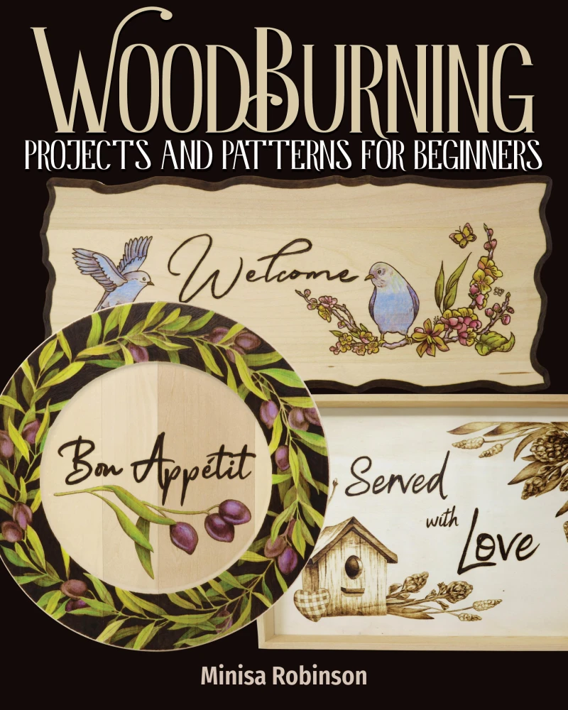Portada: Woodburning Projects and Patterns for Beginners