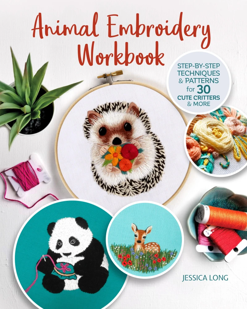 Portada: Animal Embroidery Workbook