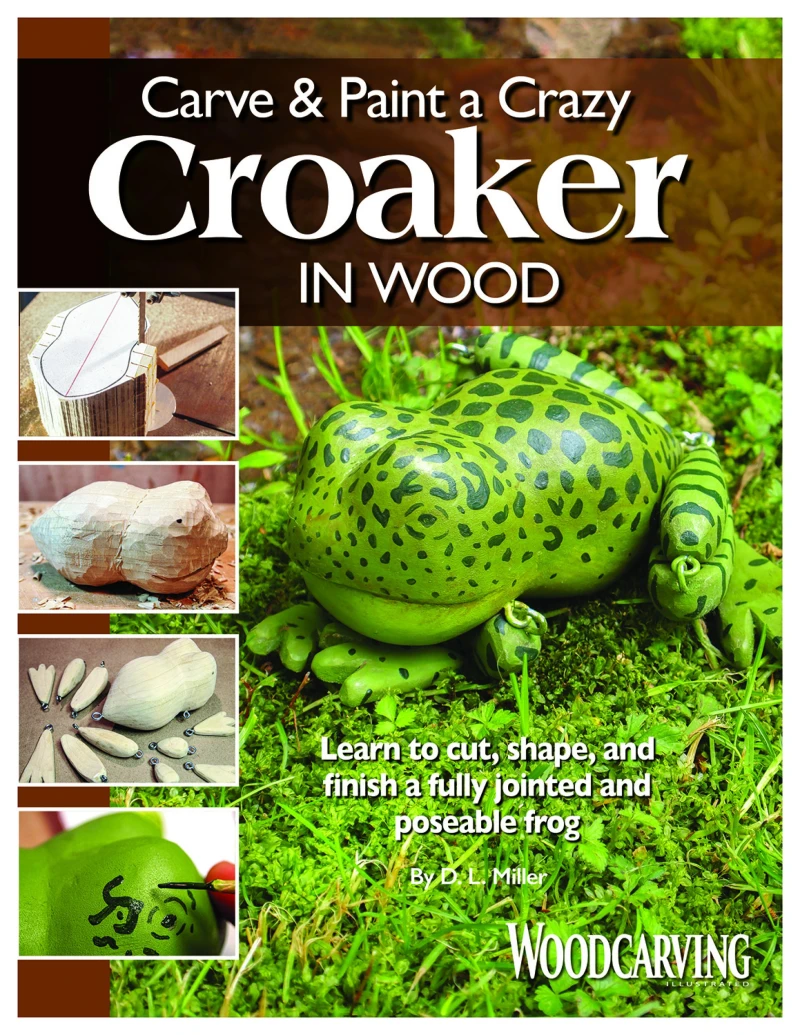 Portada: Carve & Paint a Crazy Croaker in Wood