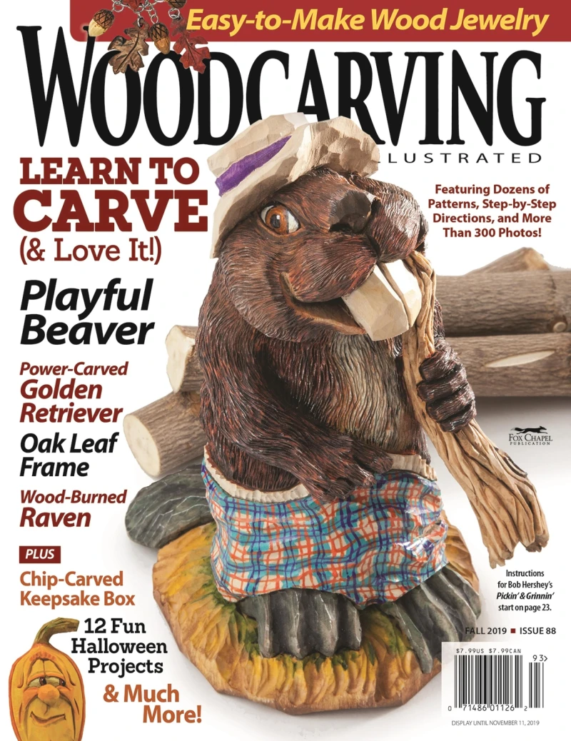 Portada: Woodcarving Illustrated Issue 88 Fall 2019
