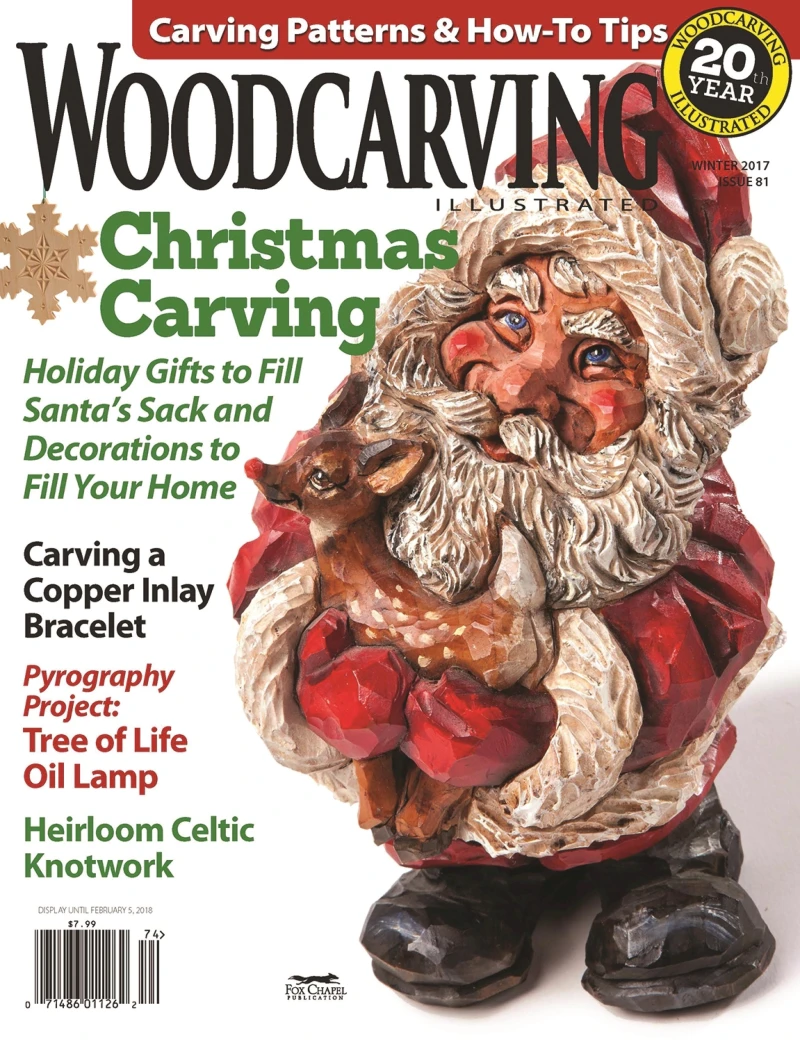 Portada: Woodcarving Illustrated Issue 81 Winter 2017