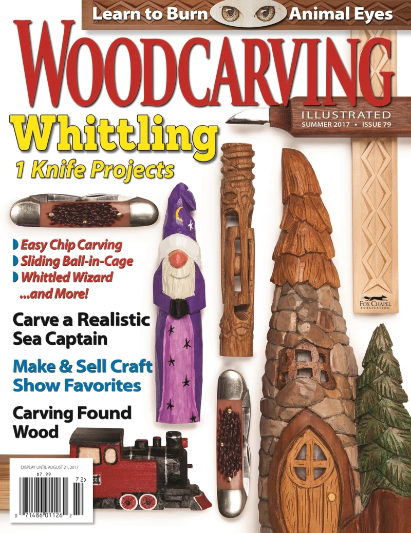 Portada: Woodcarving Illustrated Issue 79 Summer 2017