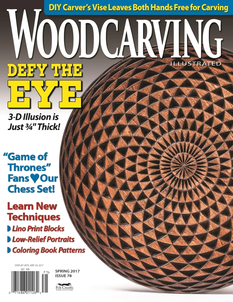 Portada: Woodcarving Illustrated Issue 78 Spring 2017