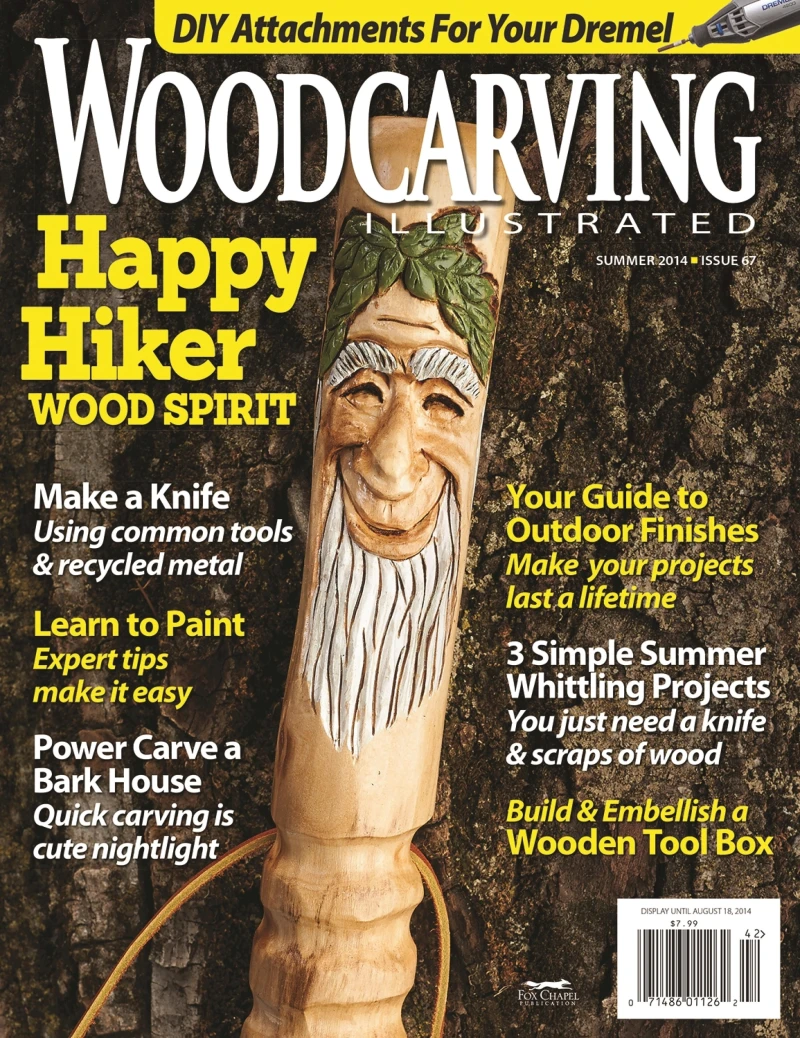 Portada: Woodcarving Illustrated Issue 67 Summer 2014