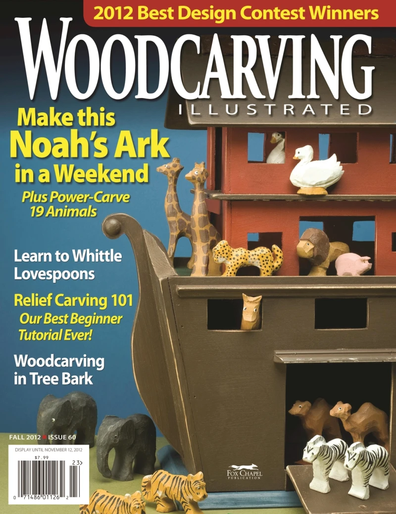 Portada: Woodcarving Illustrated Issue 60 Fall 2012