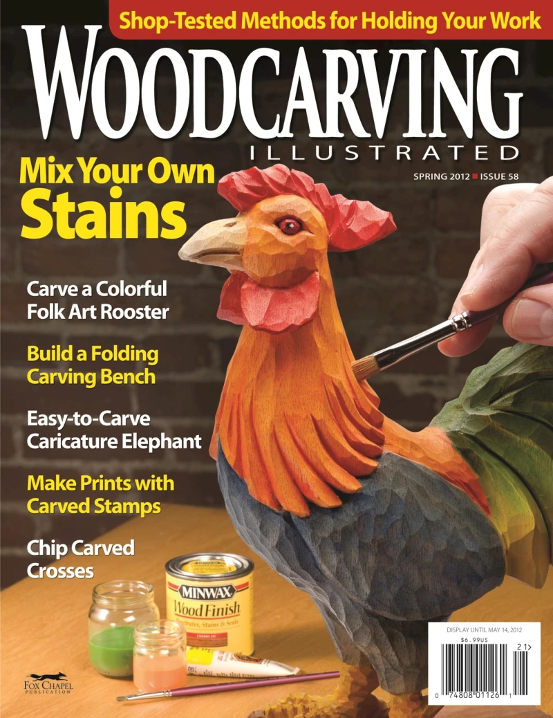 Portada: Woodcarving Illustrated Issue 58 Spring 2012