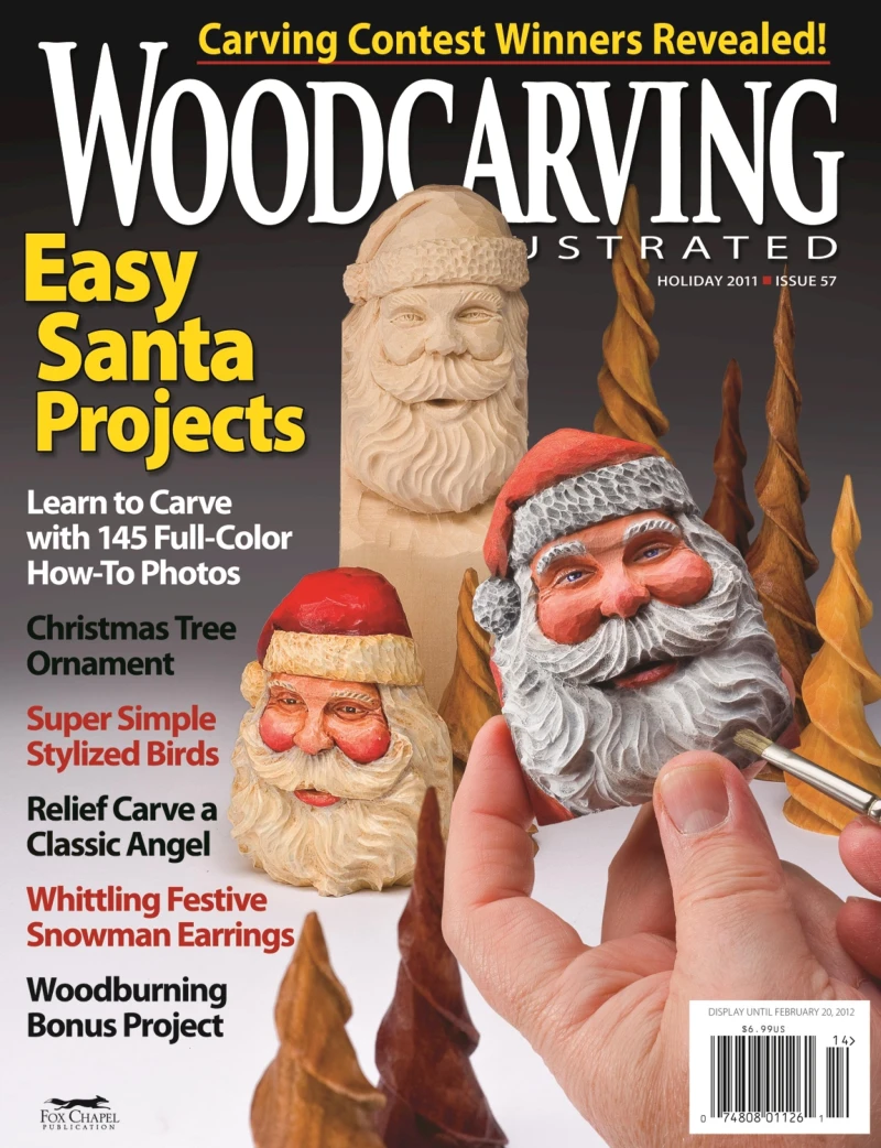 Portada: Woodcarving Illustrated Issue 57 Holiday 2011