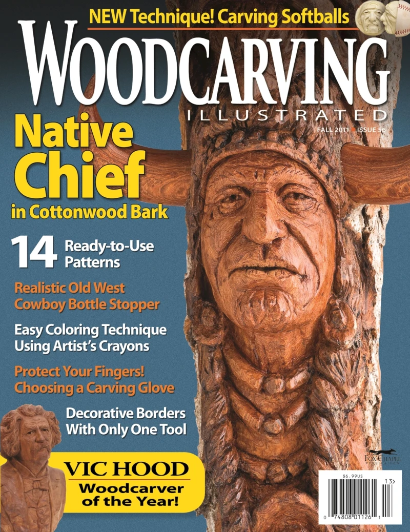 Portada: Woodcarving Illustrated Issue 56 Fall 2011