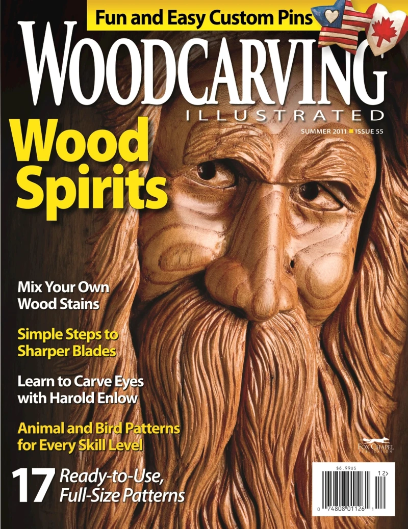 Portada: Woodcarving Illustrated Issue 55 Summer 2011