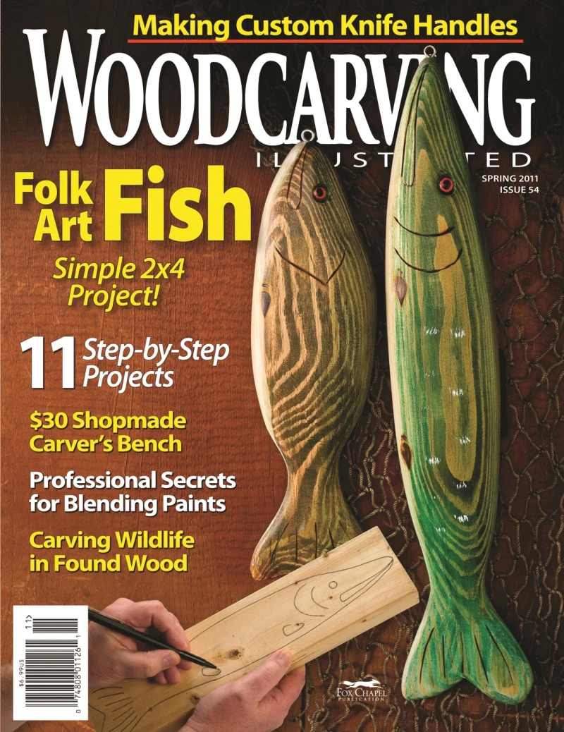 Portada: Woodcarving Illustrated Issue 54 Spring 2011