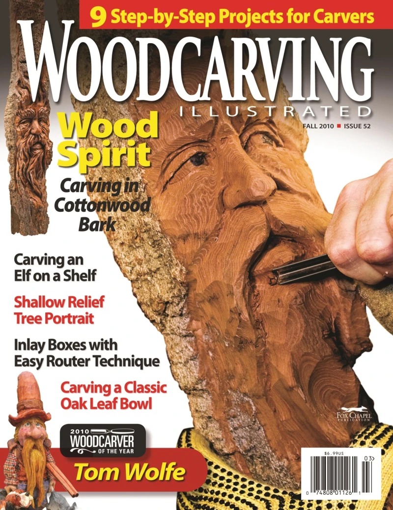 Portada: Woodcarving Illustrated Issue 52 Fall 2010