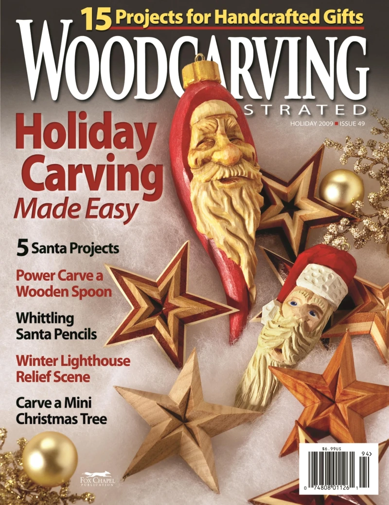 Portada: Woodcarving Illustrated Issue 49 Holiday 2009