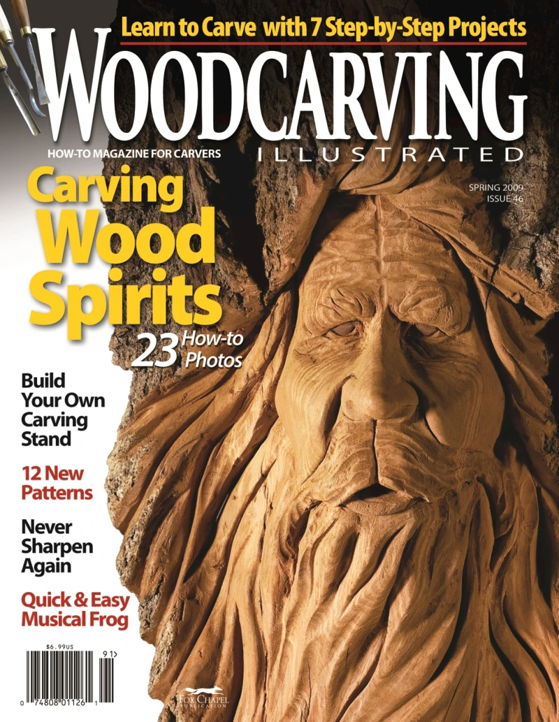 Portada: Woodcarving Illustrated Issue 46 Spring 2009