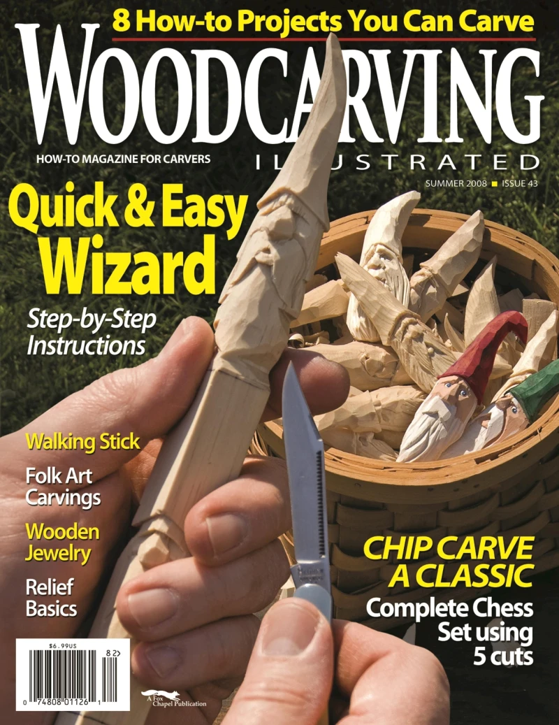 Portada: Woodcarving Illustrated Issue 43 Summer 2008