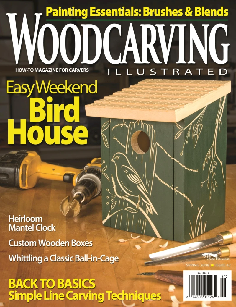 Portada: Woodcarving Illustrated Issue 42 Spring 2008