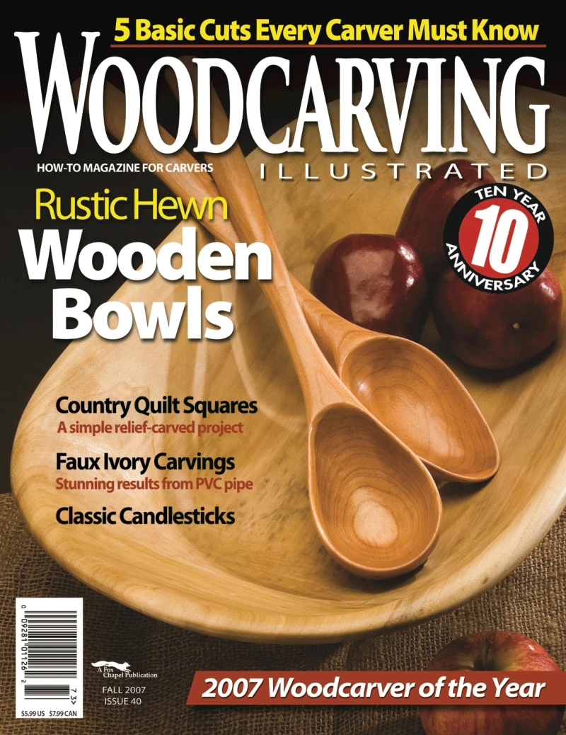Portada: Woodcarving Illustrated Issue 40 Fall 2007