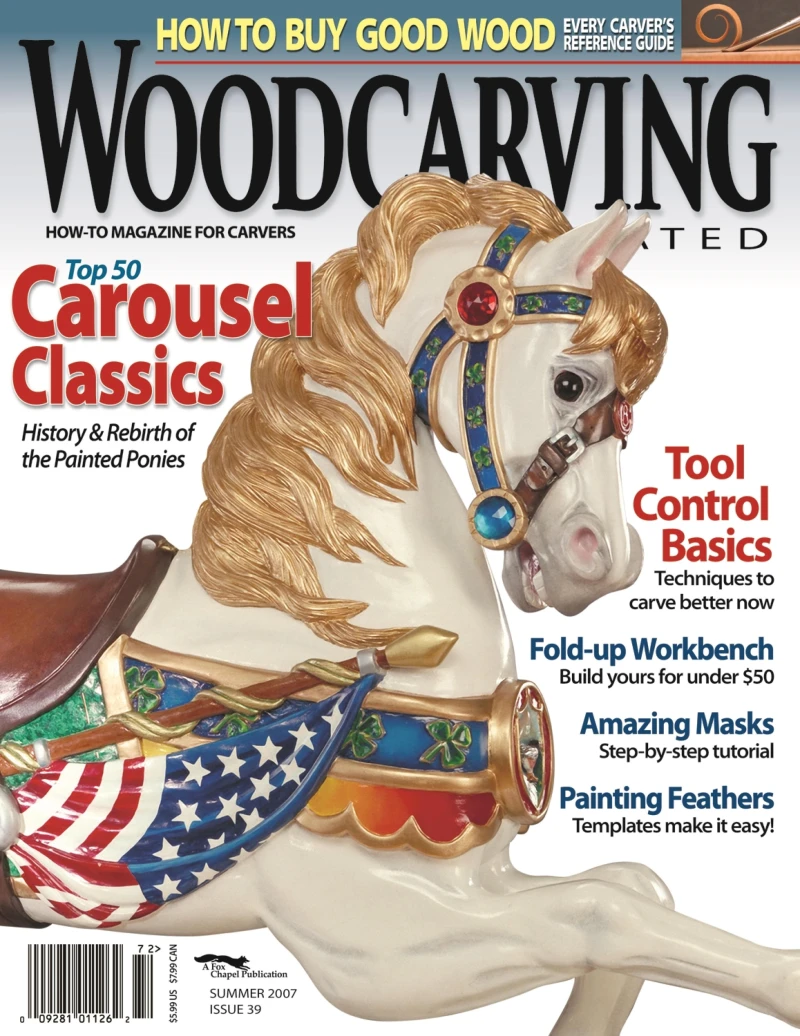 Portada: Woodcarving Illustrated Issue 39 Summer 2007