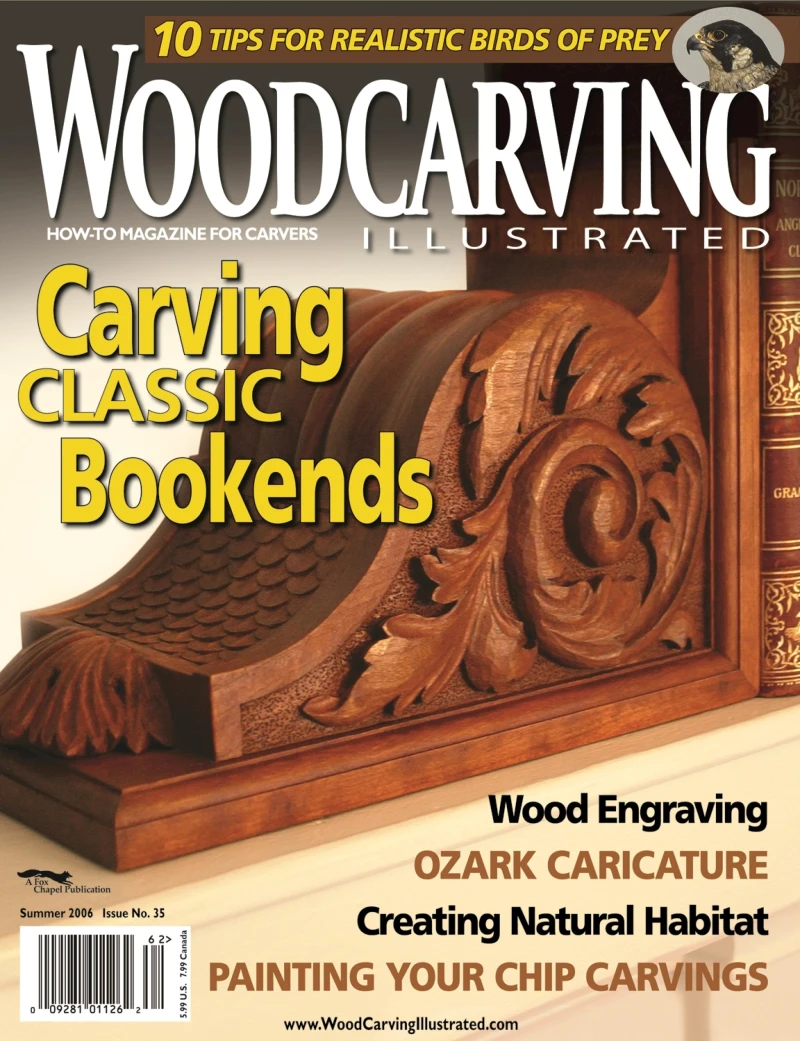 Portada: Woodcarving Illustrated Issue 35 Summer 2006