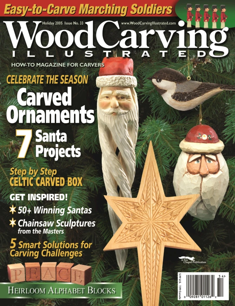 Portada: Woodcarving Illustrated Issue 33 Holiday 2005