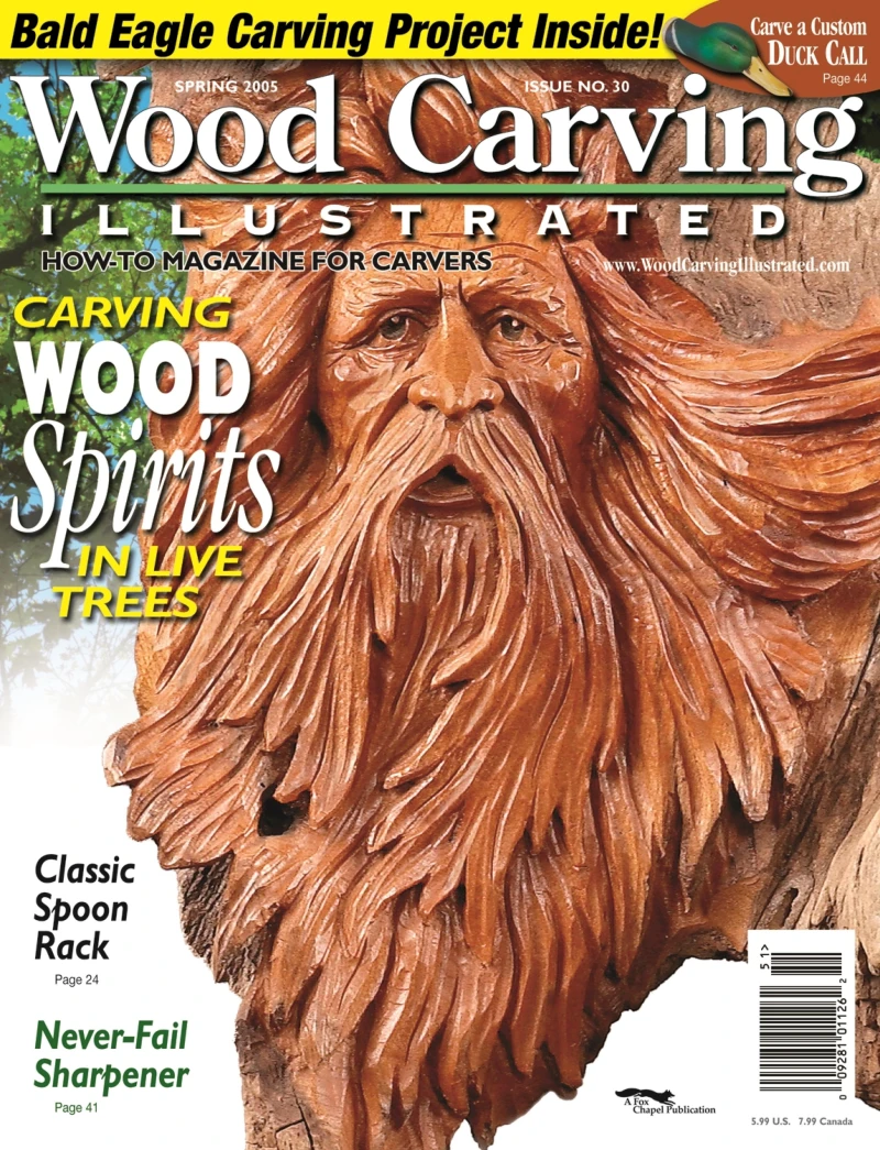 Portada: Woodcarving Illustrated Issue 30 Spring 2005