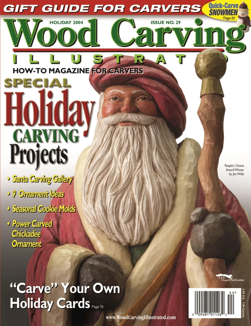 Portada: Woodcarving Illustrated Issue 29 Holiday 2004