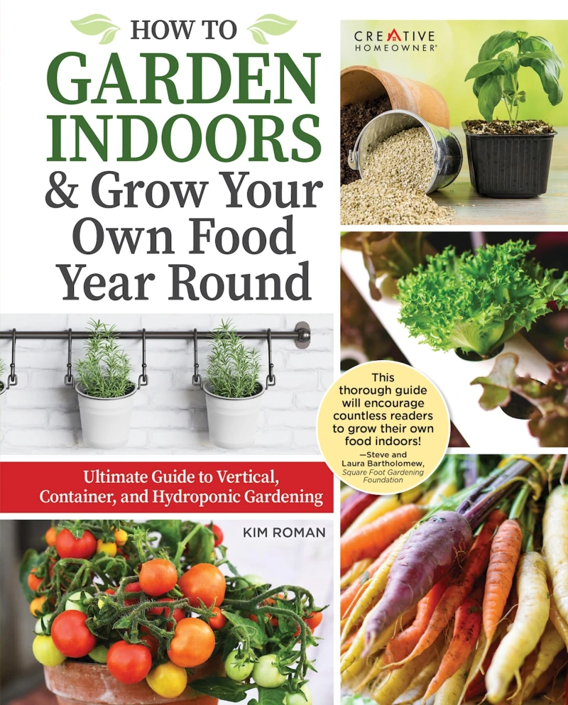 Portada: How to Garden Indoors & Grow Your Own Food Year-Round