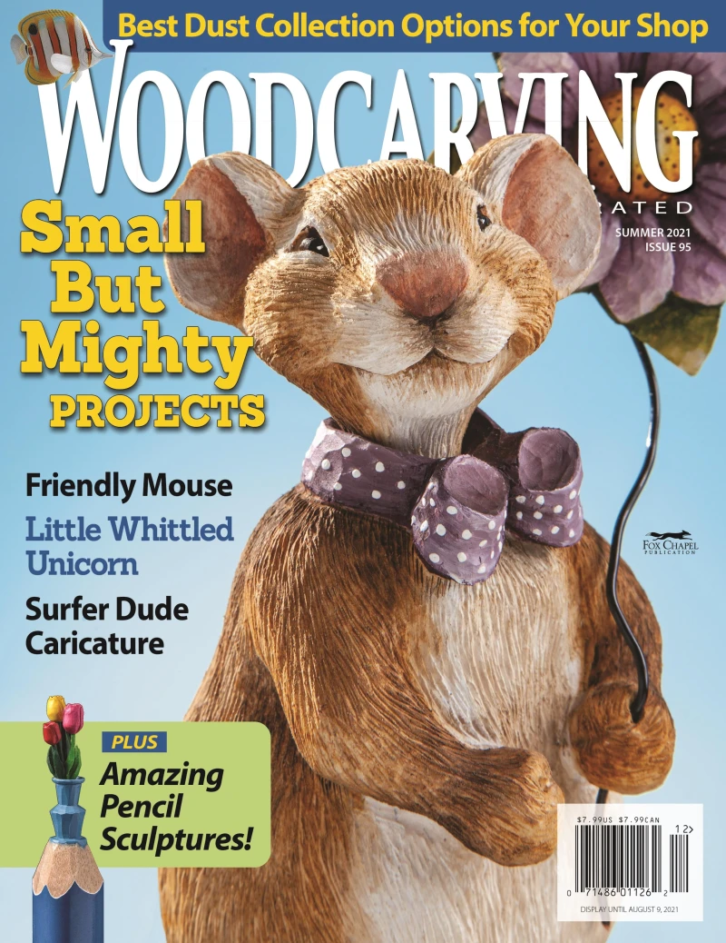 Portada: Woodcarving Illustrated Issue 95 Summer 2021