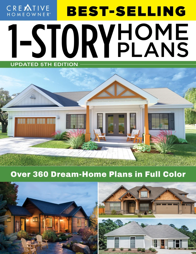 Portada: Best-Selling 1-Story Home Plans, 5th Edition