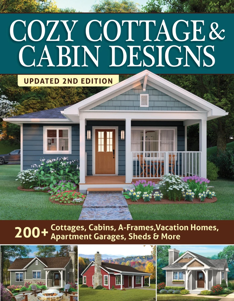 Portada: Cozy Cottage & Cabin Designs, Updated 2nd Edition
