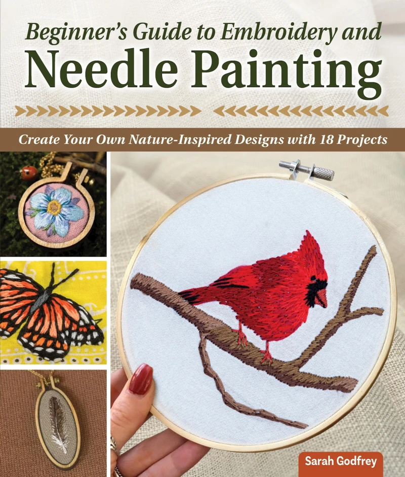 Portada: Beginner's Guide to Embroidery and Needle Painting