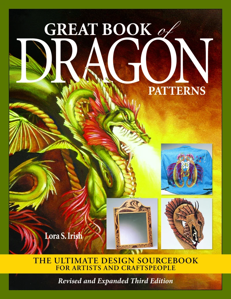 Portada: Great Book of Dragon Patterns, Revised and Expanded Third Edition