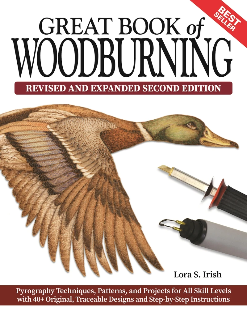 Portada: Great Book of Woodburning, Revised and Expanded Second Edition