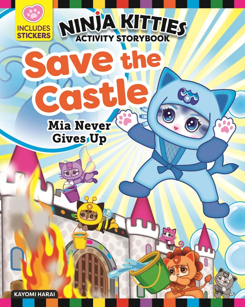 Portada: Ninja Kitties Save the Castle Activity Storybook