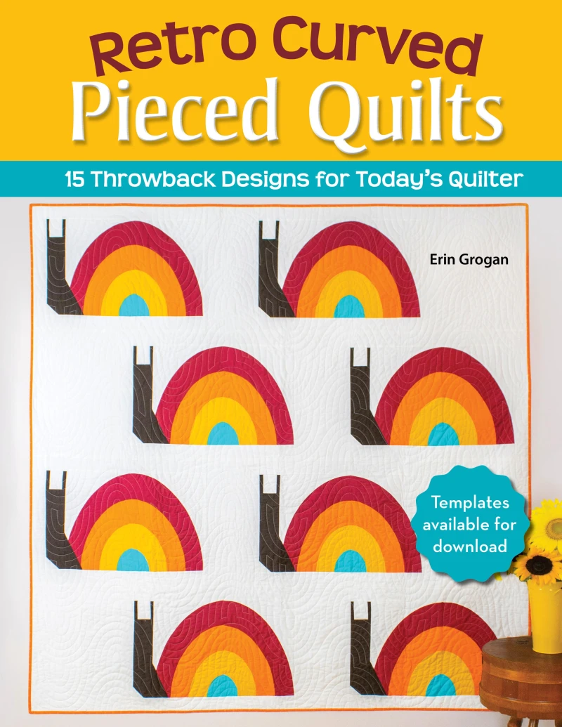 Portada: Retro Curved Pieced Quilts