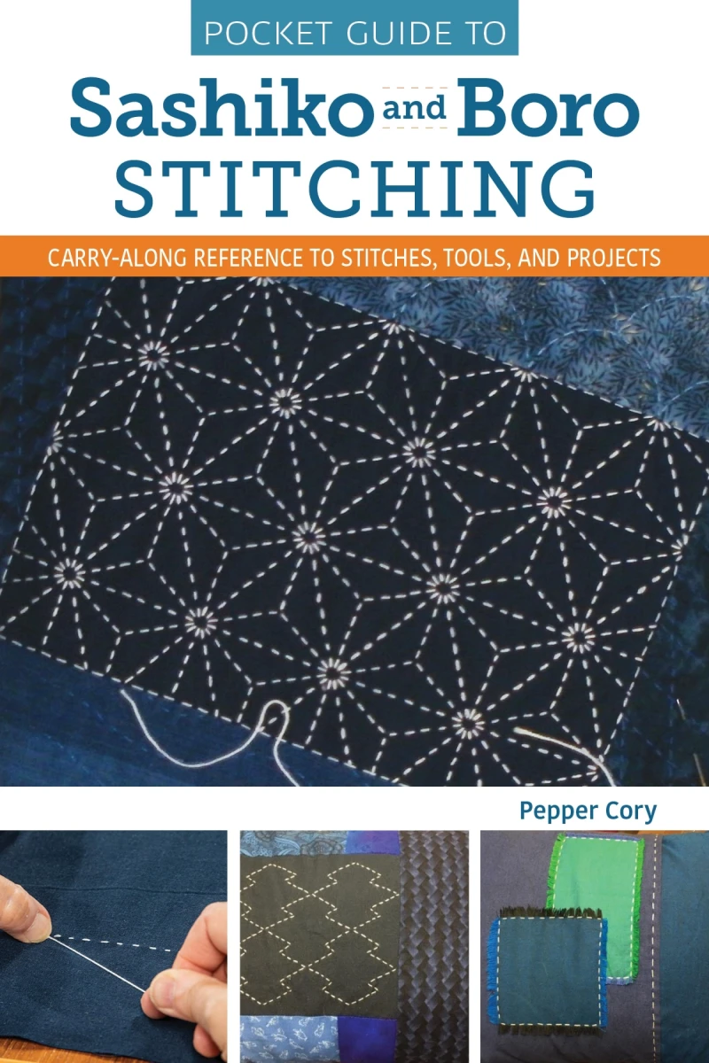 Portada: Pocket Guide to Sashiko and Boro Stitching