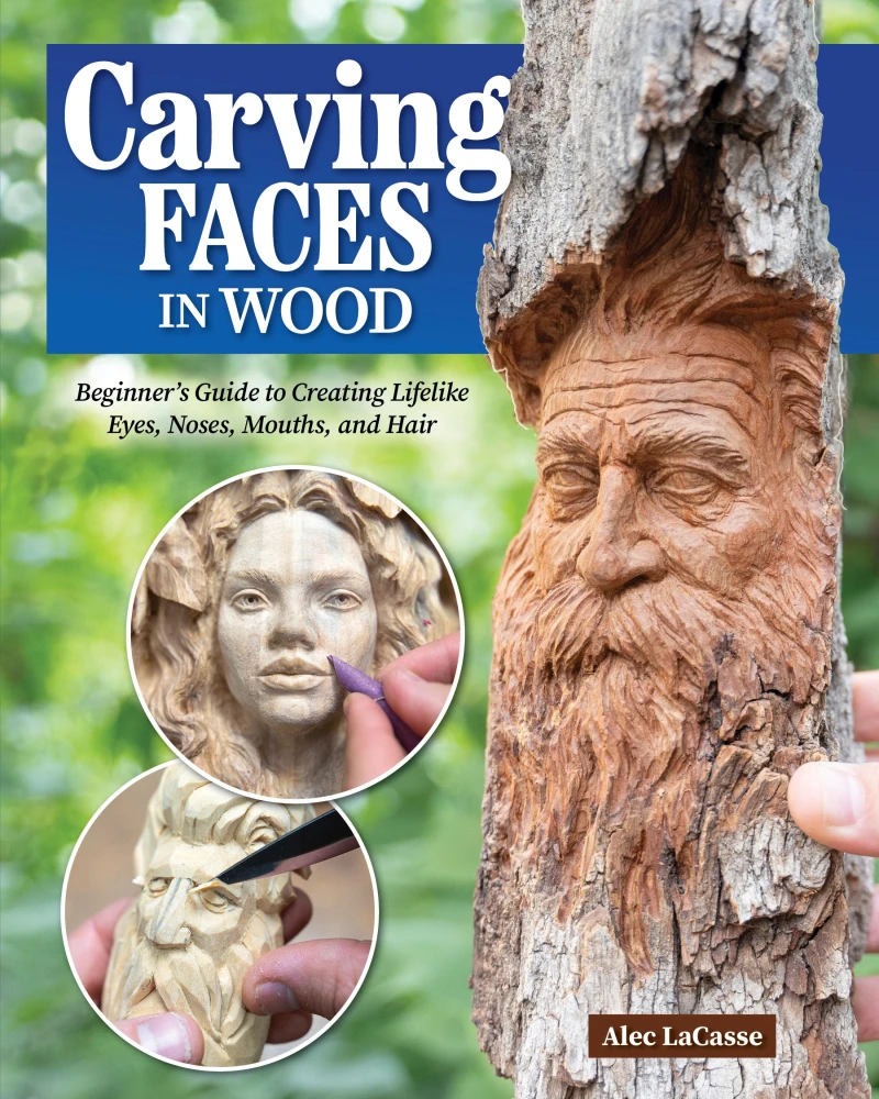 Portada: Carving Faces in Wood